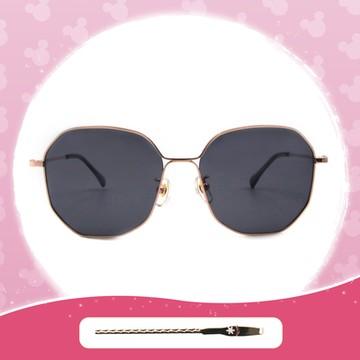 Disney 冰雪奇緣│冰島極光 多邊框太陽眼鏡 叢林黑 (小框款)