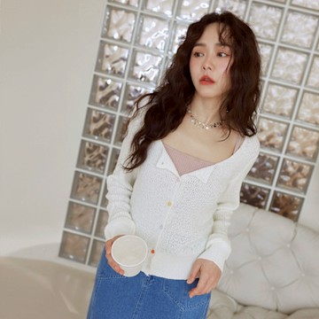 OB嚴選-彩色排釦針織外套上衣《FA3086-》