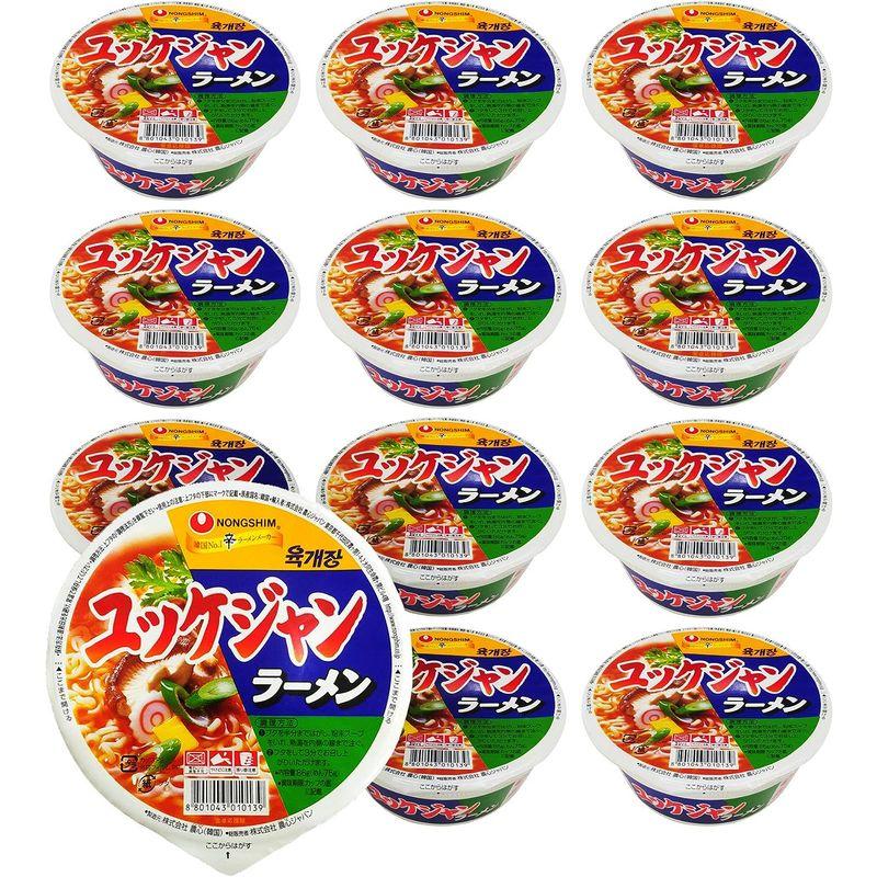 ユッケジャン カップラーメン １２個 日本版 正規輸入品