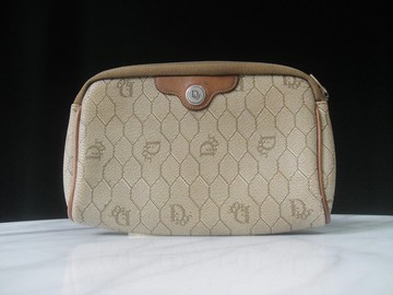 【老時光 OLD-TIME】早期二手老包DIOR蜂巢收納包