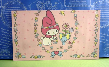 【震撼精品百貨】My Melody 美樂蒂 卡片 花圈 震撼日式精品百貨