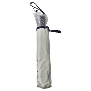 rento 防曬彩膠素色安全自動傘  白練