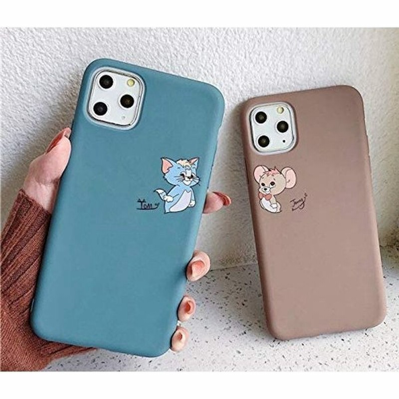 Saymi S トムとジェリー Iphone ケース 携帯カバー 携帯ケース スマホ キャラクター かわいい くすみカラー ブルー 青 茶色 通販 Lineポイント最大get Lineショッピング