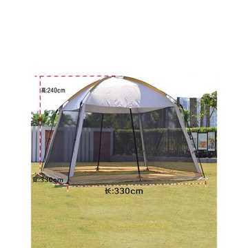 戶外遮陽涼棚多人遮陽棚釣魚防曬涼棚野餐野外網紗篷沙灘帳篷天幕