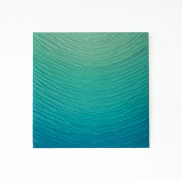 【日本藝術家】抽象繪畫 海景 綠松石藍 現代風 房間佈置 放鬆