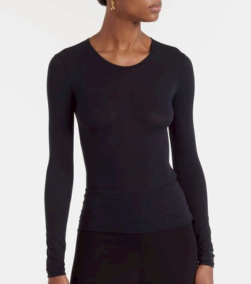 Fforme Ames sheer silk-blend top