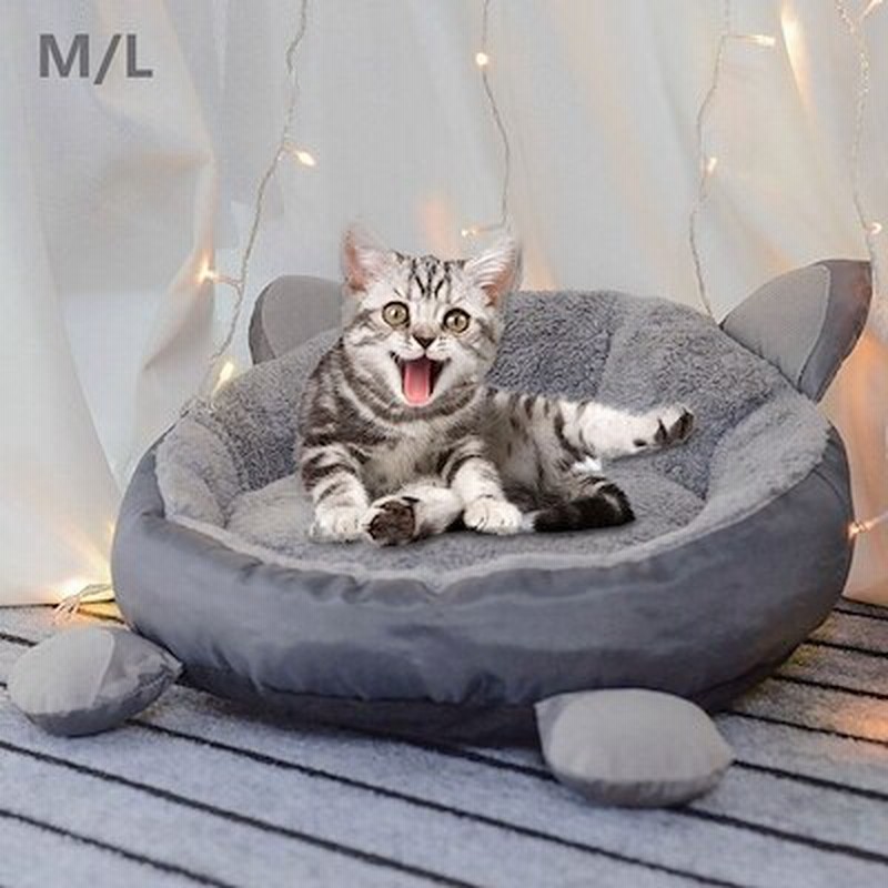 ペットベッド 猫 ペットクッション 小型犬 ペットソファ 洗える 清掃しやすい ペットマット ラウンド型 かわいい 猫型 暖かい 滑り止め 防寒 寒さ対策 猫用 小型犬用 ペット用品 通販 Lineポイント最大1 0 Get Lineショッピング