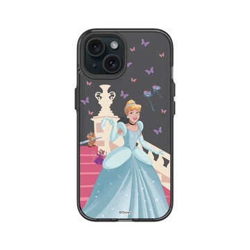 iPhone 15 Clear 酷墨灰 - 迪士尼-公主系列 Disney Princess - 迪士尼公主 - 灰姑娘
