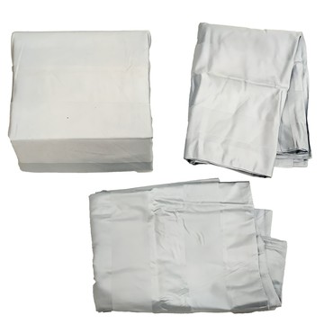 A-nice 雅妮詩 120支1000織紗 高織密長絨棉床包  床包 + 枕套組  加大  緹花淺藍