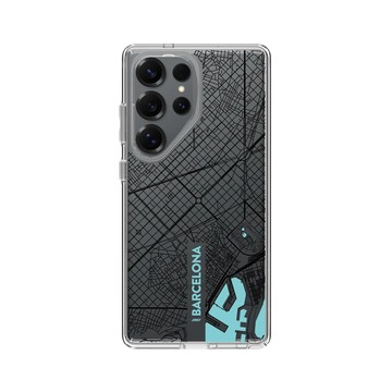 Galaxy S25 Ultra Clear 透明 - JOCR - Barcelona (Black Logo)