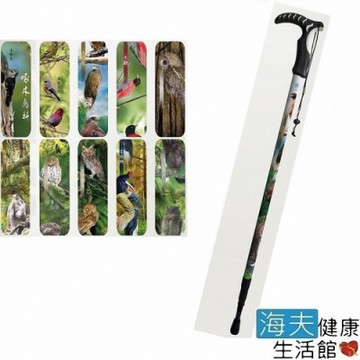 海夫健康生活館 宜山 登山杖 台灣之美-飛羽/彎把/三節/伸縮/台灣製造 B2