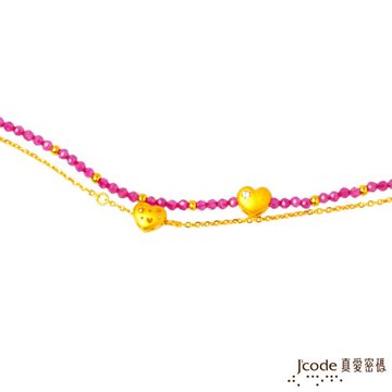 Jcode真愛密碼 兩心相伴/石英手鍊-雙鍊款
