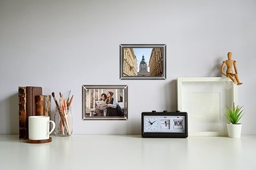 QuickFilm 靜電無痕相框貼 (4R雙色相框貼) (棕、淺灰)