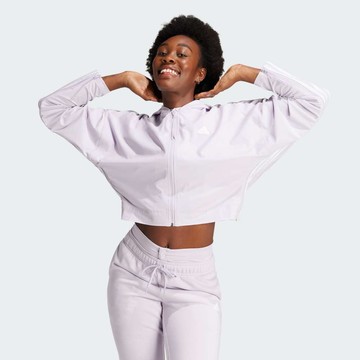 ADIDAS DANCE ALL-GENDER 女 連帽外套 IS0891