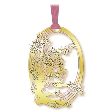 TOYO 櫻花 L 日本製造 精雕金屬書籤  1個