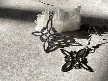 【永恆的凱爾特結 。耳勾】鈦鋼、遠古力量信仰、316L醫療鋼