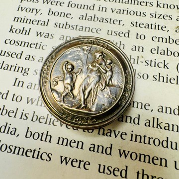 古董 法國古董小銀盒