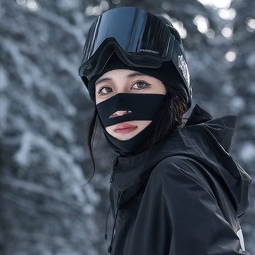 [台灣-出貨】 南恩NANDN滑雪護臉面罩單雙板速乾透氣護具保暖防風男女同款頭套