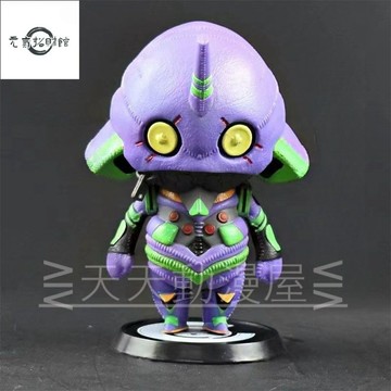 元氣招財 EVA 新世紀福音戰士模型 初號機覺醒擺件 迷你Q版 委屈可愛公仔 GK鵰像 盒裝 禮物