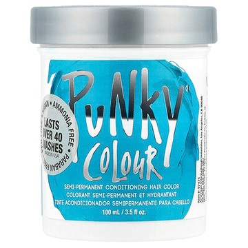 Punky Colour, 半長期護法染髮劑，青綠色，3.5 液量盎司（100 毫升）