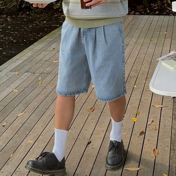 【Metanoia】韓國設計 牛仔短褲