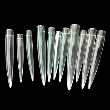 嘉奈兒nadeco 比賽尖甲片 8cm 透明 [88710] ::WOMAN HOUSE::