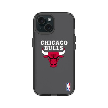 iPhone 15 Clear 酷墨灰 - NBA - Logo-芝加哥公牛 Chicago Bulls - Light