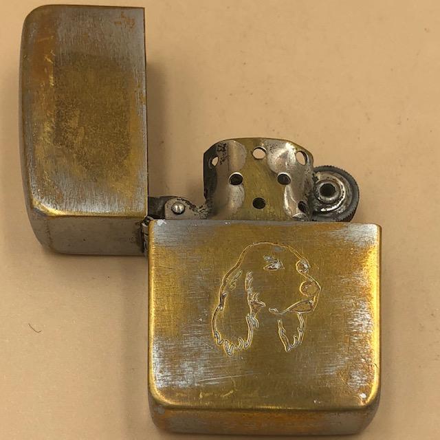 ジッポー ZIPPO ライター 1940〜1941年 ラウンドコーナー 4バレル 水平