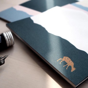 墨水友好紙張套裝 - 富士山 x 鹿