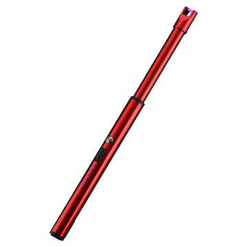 USB脈衝電弧智能點火器 紅色 防風設計 USB充電  1個