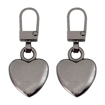 minono 米諾諾 小孔心型拉鏈頭 4 x 1.6 x 0.3cm 2個 12包  顏色隨機  1組