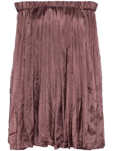 Rick Owens - pleated silk dress - women - Silk - 40 - Pink