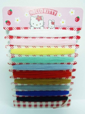 【震撼精品百貨】Hello Kitty 凱蒂貓~KITTY十色線組『兔』