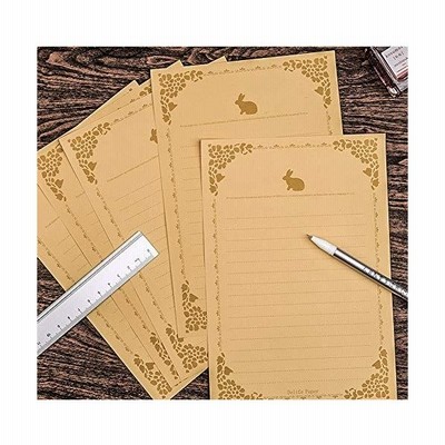 Tricolor 便箋 便せん 80枚 きれいな手紙が書ける うさぎ 封筒用紙 お祝い 挨拶 ラブレター お見舞い お礼状用 クラフト 通販 Lineポイント最大get Lineショッピング