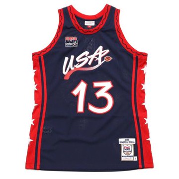 NBA M&N Authentic球員版復古球衣 96 Dream Team #13 Shaquille O Neal -AJY4SB19059-USANAVY96SON
