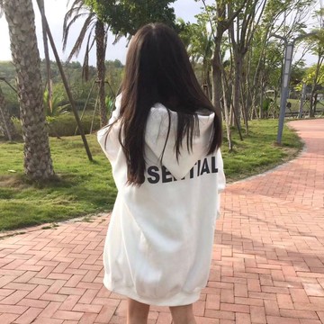 愛依依 衛衣外套 連帽上衣 印花 學院風S-2XL新款連衛衣女個性印花慵懶風寬鬆長袖上衣-9508.