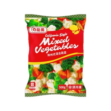 龍鳳冷凍加州式混合蔬菜-500g