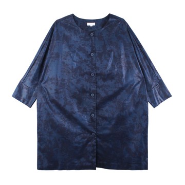 寬版圓領防水外套