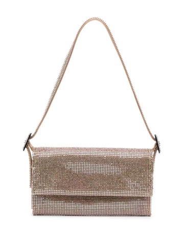 Benedetta Bruzziches - Vittissima rhinestone-embellished shoulder bag - women - glass/Fabric - One Size - Gold