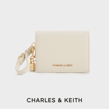 【CHARLES & KEITH】Scottie 鍊條短夾｜春季新品｜快速出貨｜小CK