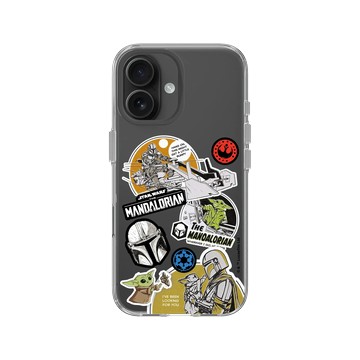 iPhone 16 Clear Case（相機按鈕） 透明 - Star Wars - The Mandalorian - 曼達洛人 — 貼紙