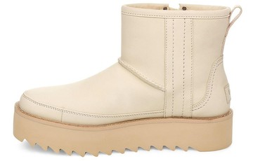 WMNS UGG F19 CLASSIC REBEL BIKER MINI FLEECE LINED PINK