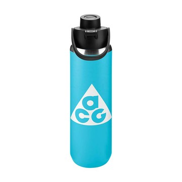 NIKE SS RECHARGE ACG 大口徑保冷瓶 藍色 24OZ 運動水壺 籃球 N100989740324 [台灣現貨]