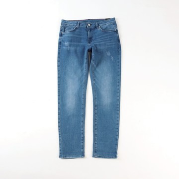 Lee 女款 401 中腰標準小直筒牛仔褲 10.5oz | Urban Riders