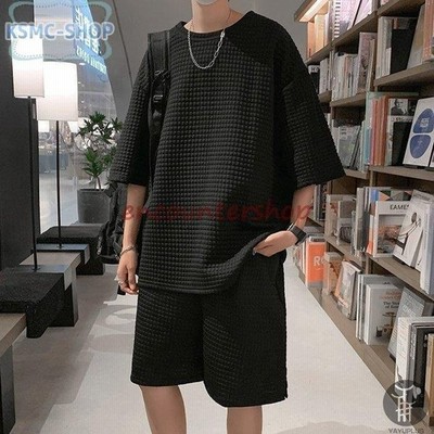 ヴィジョン ストリートウェア 上下セット セットアップ Tシャツ ハーフパンツ 半袖 メンズ 夏 ルームウェア 部屋着 ゆったり 快適 無地 薄手 夏用 サマー メンズパジャマ 通販 Lineポイント最大get Lineショッピング