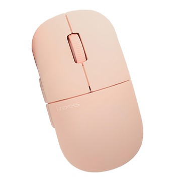 irocks 艾芮克 M23R 無線靜音滑鼠 106 x 57 x 33.5mm 60g  IRM23R-PPK  粉色