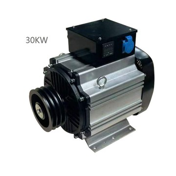 稀土永磁無刷發電機單相三相適用于多種工業場景帶底座電動機[DD1211001]