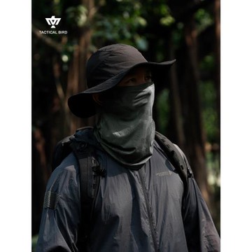 戰術鳥冰戟丨真冰絲掛耳防曬面罩男冰絲脖套騎行魔術面巾圍脖口罩