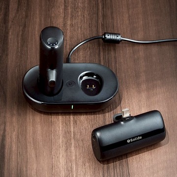 Gemini Pro 雙子座 5000mAh Type-C 便攜式2入充電組+充電盤 黑色