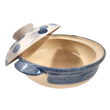 9號深型砂鍋-水玉 3.4L 陶瓷材質  28.5cm  1個